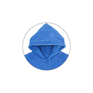 Sudadera con capucha Unisex de Color azul mezclado de algodón, sudaderas con capucha de lavado ácido para hombres, ropa de calle 2026, sudaderas con capucha de lavado ácido para hombres de alta calidad - Product Image 2