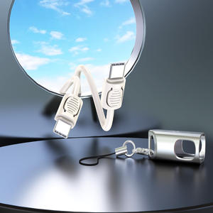 Câble de charge rapide de qualité supérieure PD60W 30CM C2C EN1 C à C CB-325CC Portable avec porte-clés pour téléphones ordinateurs maison - Product Image 6