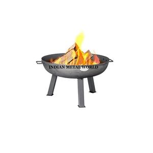 <b>Marvelous</b> Design Black Color Charcoal Fire Pit Exclusive Quality Customized Shape Solid Iron Backyard Burning in India - Product Image 6