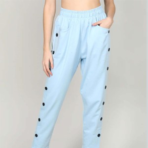 Women's High-Waisted Jogger Pants - Cozy Fleece Sweatpants with Adjustable Drawstring for Ultimate Comfort - Product Image 2