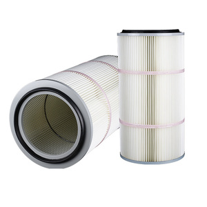 Cartucho de filtro plisado de telas no tejidas súper resistentes al desgaste 99.995% de eficiencia para sala de chorro de arena 305x305x70mm Nuevo - Product Image 2