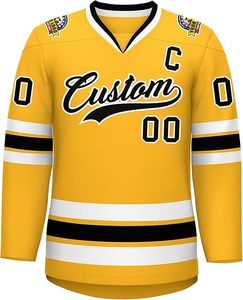 Vente en gros de maillots de hockey sur glace personnalisés | Fournisseur d'uniformes d'équipe | Usine OEM ODM avec coutures et tissus de qualité supérieure - Product Image 2