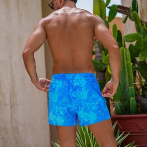 Nouveauté : Shorts de plage décontractés personnalisés pour hommes, séchage rapide, impression sérigraphique, fabriqués au Bangladesh - Product Image 5