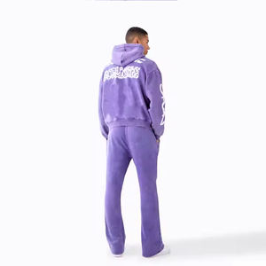 ชุดวอร์มผ้าฟลีซสำหรับทั้งชายและหญิงเสื้อฮู้ดผ้าฝ้ายเทอร์รี่ไซส์ใหญ่พิเศษเป็นมิตรต่อสิ่งแวดล้อมเหมาะสำหรับฤดูหนาว - Product Image 5