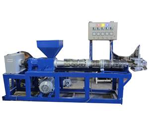 Máquina de fabricación de gránulos de plástico impulsada por motor industrial de los plásticos reciclados vírgenes, máquina de gránulos automáticos de plástico, 1: 2 - Product Image 4