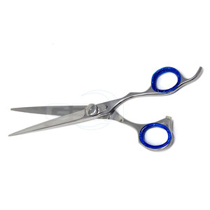 Tijeras de Peluquería Profesionales al por Mayor, MOQ Bajo, Hechas a Medida, para Diestros, Mango Mediano, Ligeras, Duraderas, Reutilizables, Afiladas, de Acero Inoxidable 4Cr13 - Product Image 2