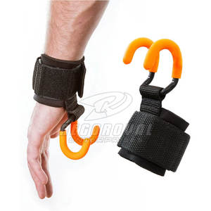 Ganchos de levantamiento de pesas 2025, correas de muñeca de elevación de alta resistencia, soporte de agarre de mano para peso muerto, ganchos de levantamiento de pesas - Product Image 1