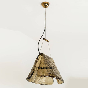 Lampe suspendue vintage en aluminium et métal pour ferme, design industriel, villa, hôtel, lampe suspendue, projet d'intérieur, éclairage facile - Product Image 1