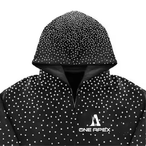 Ensemble de survêtements haut de gamme pour hommes, vêtements de sport coupe ajustée, survêtement de style décontracté avec strass - Product Image 6