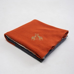 ผ้าห่มผ้าฝ้ายถักแบบเรขาคณิตสำหรับโซฟาทำด้วยมือผ้าห่มถักสำหรับฤดูหนาวผ้าคอตตอนแบบมีน้ำหนักมาก - Product Image 4