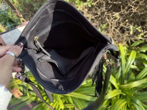 Wholesale Designer Hand Tooled Carving <b>Handbag</b> Real Cowhide Leather Fringe Bohemian Bags Hot Selling Bags <b>for</b> Women - Product Image 6