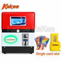 Distributeur automatique de cartes à collectionner, à fente unique avec écran publicitaire LCD, pour la vente au détail, les salles d'arcade et les centres de divertissement