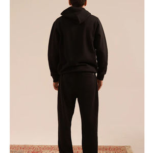 Custom Full Face Zip Up Face Cazadora en blanco Hombres Sudadera con capucha Chaqueta Abrigo Hombres Zip Hoodie con cremalleras - Product Image 5