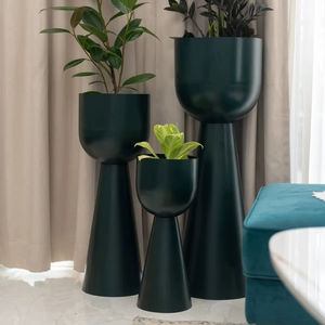 แจกันดอกไม้ประดับโต๊ะโลหะสไตล์วินเทจทันสมัยไม่เหมือนใครใช้ตกแต่งบ้านทำในอินเดีย2025 - Product Image 1