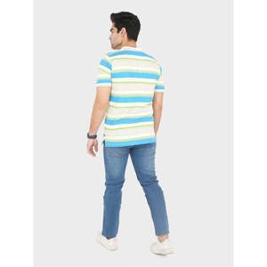 ODAI pour Polo décontracté coupe ajustée, haute qualité, techniques de broderie en soie, fermeture éclair, rayures disponibles, tailles XL à 6XL, logo personnalisé - Product Image 4