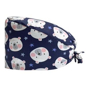 Bonnets de travail pour femmes, ajustables, bouffants, chapeaux médicaux pour infirmières, légers, respirants, lavables, vêtements de travail pour hôpital, conception de logo personnalisée, professionnel - Product Image 1