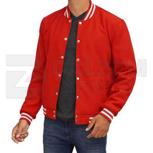 เสื้อแจ็กเก็ตไซส์ใหญ่สำหรับผู้ชายเสื้อผ้าแนวสตรีทเสื้อเบสบอลเสื้อสตรีทตัวใหญ่พิเศษโลโก้ตามสั่ง - Product Image 1