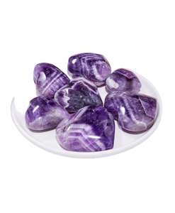 Coeur onyx en pierre bleue naturelle, presse-papier en forme de coeur, marbre onyx vintage - Product Image 1