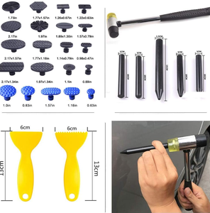 Outils de réparation pour <span class=keywords><strong>débosselage</strong></span> de <span class=keywords><strong>carrosserie</strong></span> Kit de ventouse sans peinture pour l'atelier automobile Grêle Mécanicien - Product Image 5