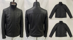 Chaqueta de Cuero Premium para Hombre, Cierre de Cremallera, Cuello de Piel Extraíble, Cálida para Invierno, Estilo Urbano, Secado Rápido - Product Image 5