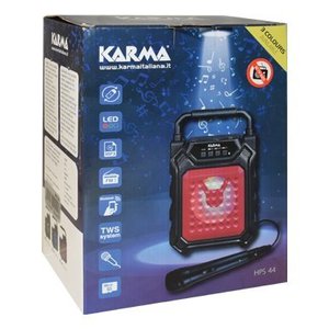 Karma เครื่องอ่านการ์ด12W แบบพกพา, เครื่องอ่านการ์ด USB AUX พร้อมไมโครโฟนสำหรับคาราโอเกะ - Product Image 2