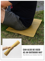 Tapis de table pliable d'extérieur CLS - Tapis de table en silicone imperméable et isolant thermiquement ; résistant à l'humidité, non destiné au pique-nique/camping
