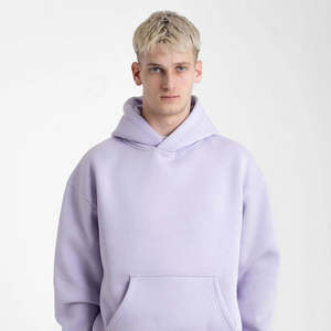 Usine sur mesure hommes sweats à capuche bas quantité minimale de commande Offre Spéciale hiver Street Style grande taille sweats solide impression Opt OEM/ODM Services - Product Image 4