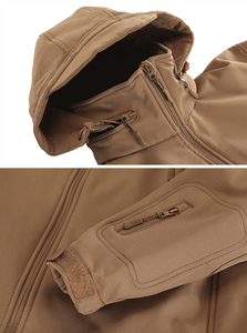 Chaqueta Táctica Ligera de Softshell para Hombre 2024, Diseño Personalizado con Cuello Alto, Estilo Urbano para Invierno, Nueva Llegada - Product Image 3