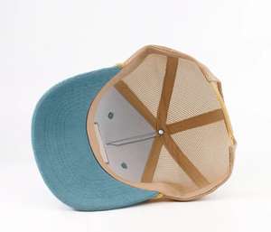 หมวกแก๊ปตาข่ายสองสีแบบกำหนดเองสำหรับงานบริษัท พร้อมบริการสกรีนโลโก้ หมวกกีฬาสำหรับโปรโมชั่นที่ทนทาน - Product Image 4