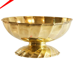 Handmade Brass Customized Shape Fruits Server <b>Bowl</b> Antique Brass <b>Punch</b> <b>Bowl</b> Manufacture by India - Product Image 6