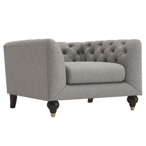 เก้าอี้โซฟาหนึ่งที่นั่งสไตล์โมเดิร์นสำหรับห้องนั่งเล่นหรือห้องนอนพร้อมโฟมนุ่มสบาย - Product Image 1