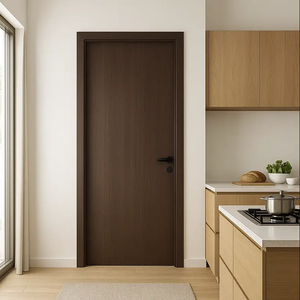 MDF Moderno y Duradero con Acabado Melamina Imitación Madera, Aislamiento Acústico, Anti-Rayones, Fácil Mantenimiento, Libre de Formaldehído, para Interiores de Hospitales y Villas - Product Image 1