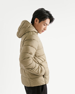 Chaqueta Acolchada de Manga Larga para Hombre, Transpirable, de Alta Calidad, con Capucha, Casual, Sólida, 100% Nailon, Talla Personalizada, Otoño, Estilo Vietnamita - Product Image 5