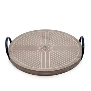 Bandejas de madera de primera calidad ideales para servir bebidas, aperitivos y comida en restaurantes, hoteles o bandejas de moda para el hogar - Product Image 4