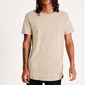 T-shirts délavés à l'acide à bas prix pour hommes, vente en gros, logo personnalisé, coupe classique, 100% coton, haute qualité, quantité en vrac, service OEM - Product Image 1