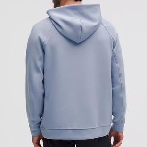 Moda personalizada urbana hombres Casual ligero manga larga polar pulóver sudadera sudaderas con capucha para hombres - Product Image 3