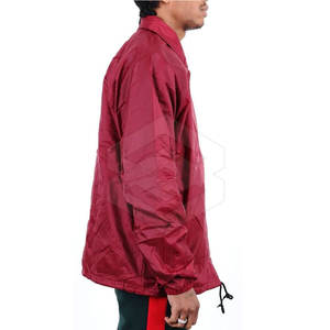 Chaqueta deportiva transpirable de manga larga con cuello levantado y logotipo personalizado para hombre al por mayor - Product Image 5