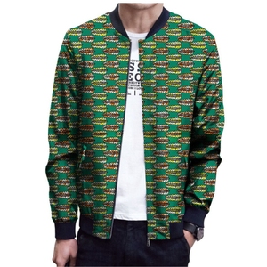 Chaqueta Bomber de Poliéster/Algodón, Última Moda, Diseño Liso con Estampado de Letras, Impermeable y Ecológica - Product Image 4