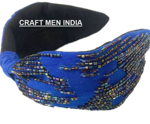 2025 dernière conception de bandeaux à perles de rocaille faits à la main bandeaux à la mode personnalisés pour les filles - Product Image 1