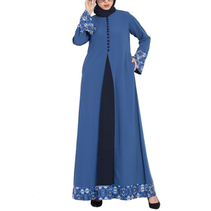 Abaya confortable pour femmes, coupe ample, quatre saisons, belle, traditionnelle, musulmane, 100% matière pure, vente en gros, élégante, manches longues - Product Image 4