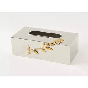 กล่องทิชชูโลหะดีไซน์ทันสมัยทำมือเป็นมิตรกับสิ่งแวดล้อมสำหรับงานแต่งงานและตกแต่งบ้านปรับแต่งโลโก้ได้ - Product Image 5