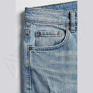 Pantalones Vaqueros de Mezclilla para Hombre 2025, Pantalones Ajustados, Vaqueros Ajustados para Hombre, Venta al por Mayor de Fábrica, Transpirables, Rectos, Servicio OEM - Product Image 5
