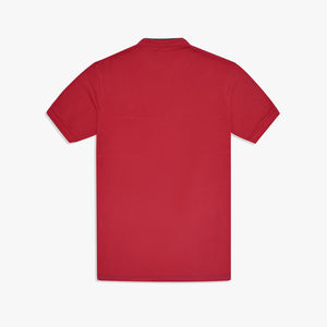 Polo pour hommes classique en coton mélangé à manches courtes décontracté affaires formel bureau uniforme tous les jours été mode vêtements haut - Product Image 2