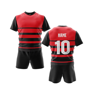Maillots et ensembles de rugby d'entraînement personnalisés 2025 sublimés et respirants pour adultes - Vêtements de sport OEM à séchage rapide 100 % polyester - Product Image 4