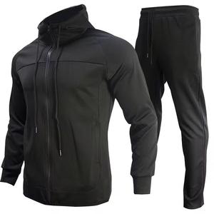 Chándal cortavientos de color sólido para hombre, ropa deportiva con logotipo personalizado OEM/ODM con bolsillos, chándales ligeros de nailon 100% para hombre - Product Image 4
