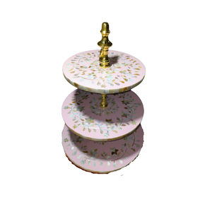 Support à gâteau en nacre de haute qualité, plateau à dessert sur mesure pour mariages de luxe, célébrations et coffrets cadeaux arabes - Product Image 5