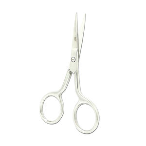 Tijeras de Aseo Personal UBI de 9.5cm con Hoja Puntiaguda de Acero con Alto Contenido de Carbono para Recortar Barba, Bigote, Cejas y Vello de las Orejas - Product Image 2