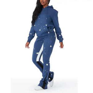 Conjunto de chándal de dos piezas con capucha y pantalones de chándal de gran tamaño para mujer de Star figure ENTERPRISES - Product Image 1