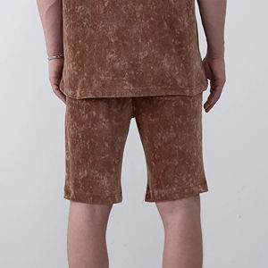 Pantalones Cortos Casuales de Cintura Alta Elásticos con Lavado Ácido para Hombre, Transpirables, 100% Algodón, Nueva Llegada, Gran Venta - Product Image 2