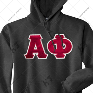 Sudadera y Camiseta Personalizadas con Letras Griegas |   Parche de Chenilla de Alta Calidad para Ropa Griega |   Ropa de Hermandad/Fraternidad - Product Image 4